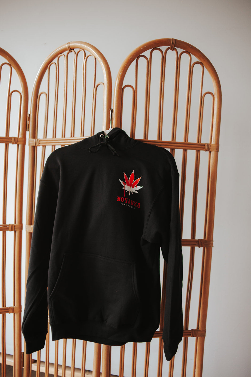 Black Hoodie - Red Drip